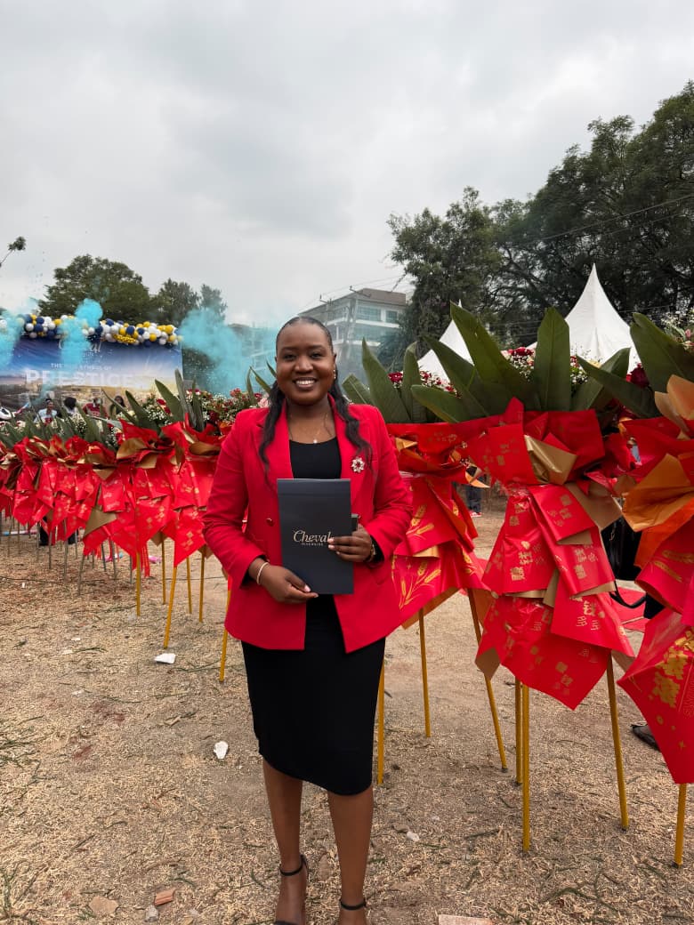 Brenda Kiogora at an industry recognition event